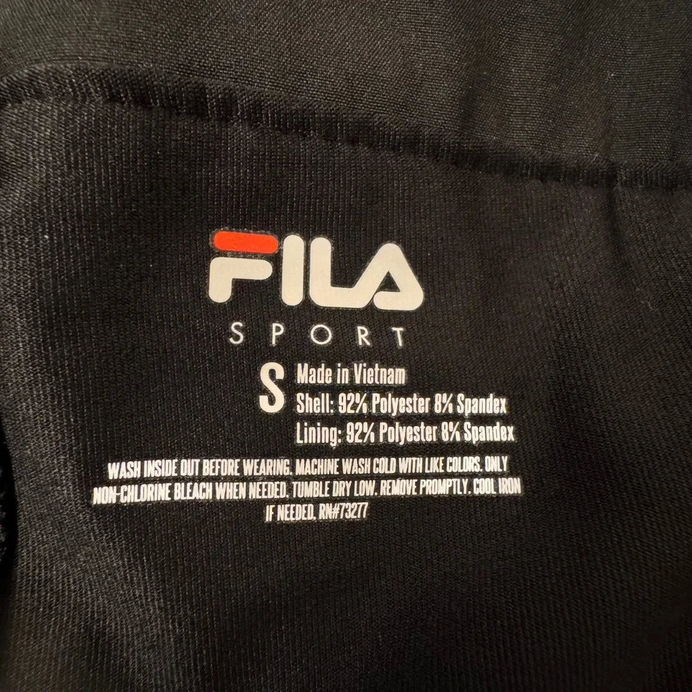 Fila Sport Skort Women Small Black Tru-Golf Wicking‎ Mid Rise Active MSRP: $40